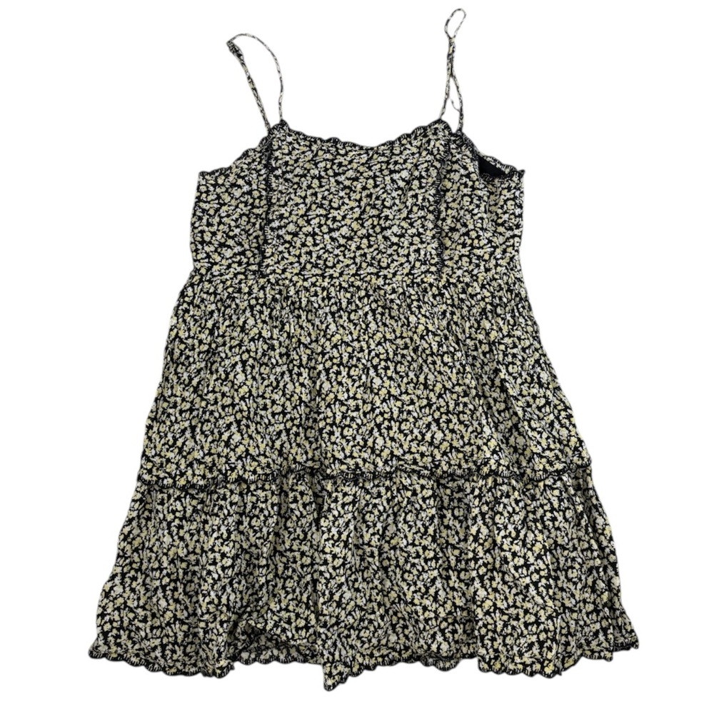 Urban Outfitters Hanna Scallop Babydoll floral Mini Dress